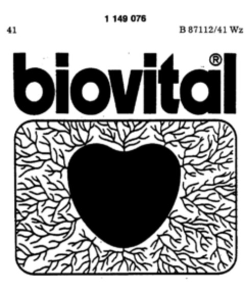 biovital Logo (DPMA, 12.04.1989)