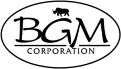 BGM CORPORATION Logo (DPMA, 02.06.1992)