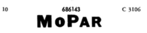 MOPAR Logo (DPMA, 24.11.1952)