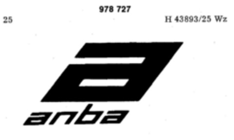 anba a Logo (DPMA, 18.01.1978)