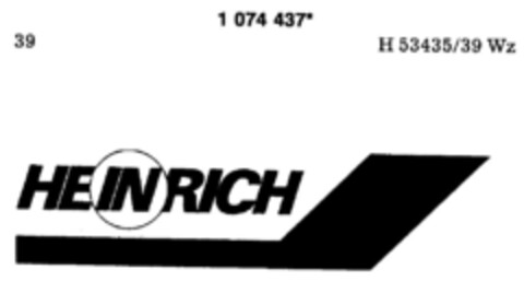 HEINRICH Logo (DPMA, 11/22/1984)