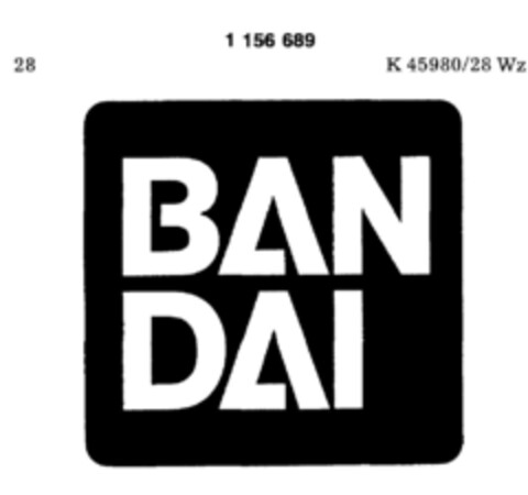 BAN DAI Logo (DPMA, 07/11/1983)