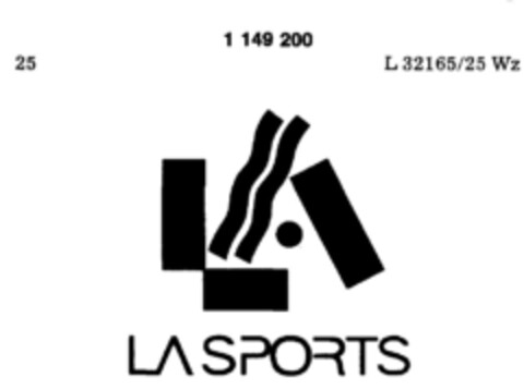 LA SPORTS Logo (DPMA, 31.03.1989)