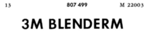 3M BLENDERM Logo (DPMA, 12/11/1963)