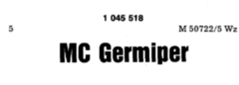 MC Germiper Logo (DPMA, 23.12.1981)
