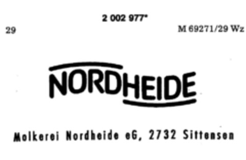 NORDHEIDE Logo (DPMA, 02/13/1991)