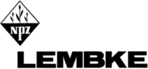 NPZ LEMBKE Logo (DPMA, 09.04.1992)