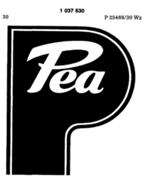 P Pea Logo (DPMA, 28.07.1978)