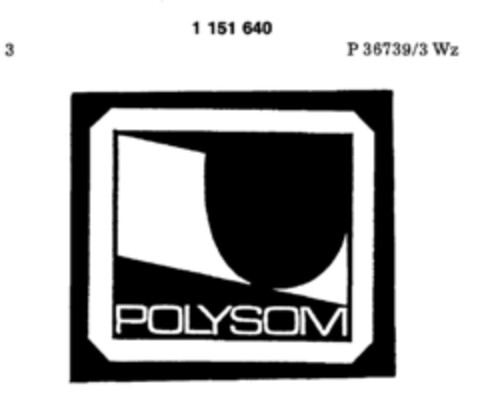 POLYSOM Logo (DPMA, 06.07.1988)