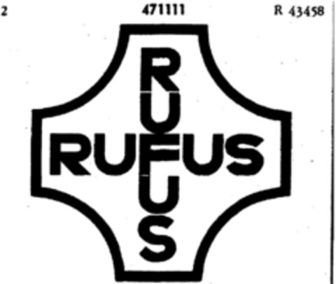 RUFUS Logo (DPMA, 10/10/1934)