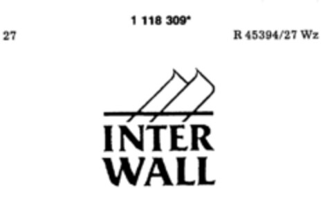 INTER WALL Logo (DPMA, 05/02/1987)