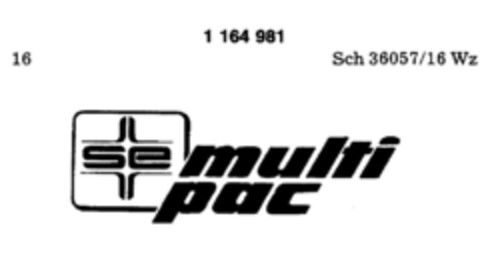 se multi pac Logo (DPMA, 02/28/1990)