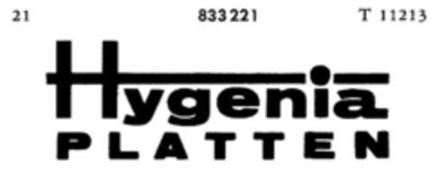 Hygenia PLATTEN Logo (DPMA, 18.05.1966)