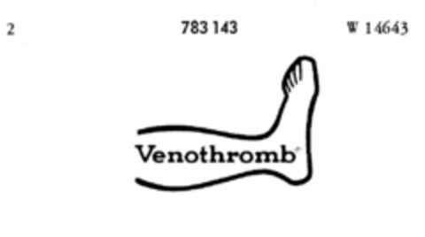 Venothromb Logo (DPMA, 23.01.1963)