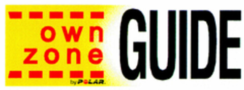GUIDE own zone by POLAR Logo (DPMA, 11.02.2000)