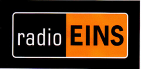 radio EINS Logo (DPMA, 02.02.2001)