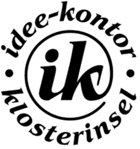 ik idee-kontor klosterinsel Logo (DPMA, 09/14/2001)