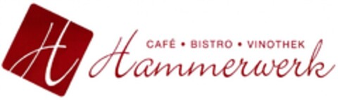CAFE · BISTRO · VINOTHEK H Hammerwerk Logo (DPMA, 12/12/2009)