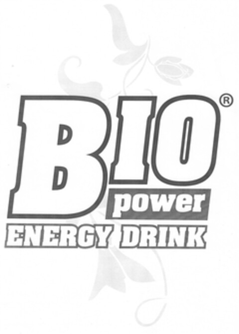 BIO power ENERGY DRINK Logo (DPMA, 22.04.2010)