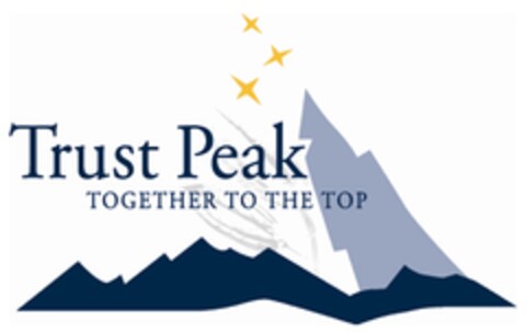 Trust Peak TOGETHER TO THE TOP Logo (DPMA, 14.02.2012)