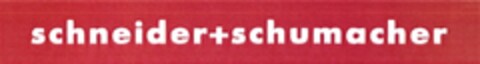 schneider+schumacher Logo (DPMA, 01/22/2013)