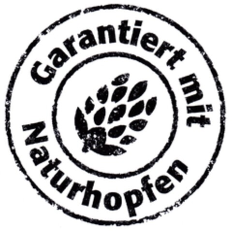 Garantiert mit Naturhopfen Logo (DPMA, 02/03/2014)