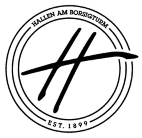 HALLEN AM BORSIGTURM EST. 1899 Logo (DPMA, 19.12.2016)