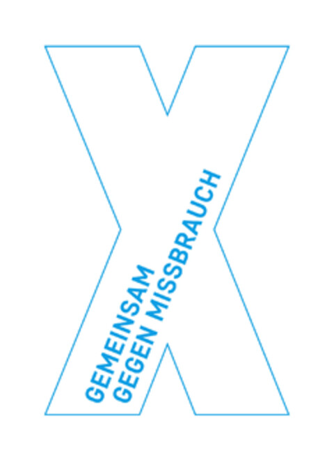 X GEMEINSAM GEGEN MISSBRAUCH Logo (DPMA, 01.03.2023)