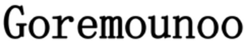 Goremounoo Logo (DPMA, 06.02.2024)