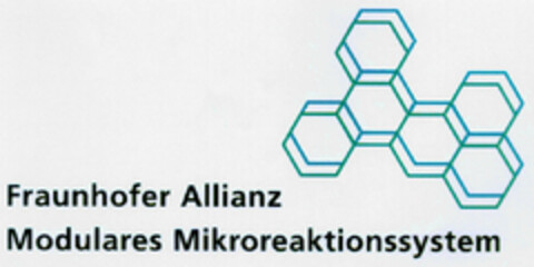 Fraunhofer Allianz Modulares Mikroreaktionssystem Logo (DPMA, 21.02.2002)