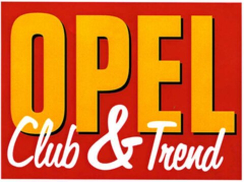 OPEL Club & Trend Logo (DPMA, 06.09.2002)