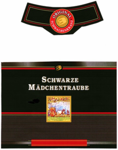 SCHWARZE MÄDCHENTRAUBE Logo (DPMA, 08/18/2004)