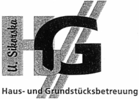 U. Sikorska HuG Haus- und Grundstücksbetreuung Logo (DPMA, 09/30/2005)