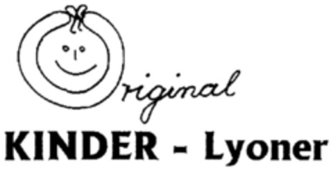 Original KINDER-Lyoner Logo (DPMA, 20.02.1999)