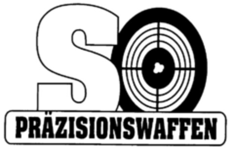 SO PRÄZISIONSWAFFEN Logo (DPMA, 07/08/1999)