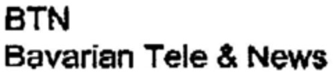 BTN Bavarian Tele & News Logo (DPMA, 30.08.1999)