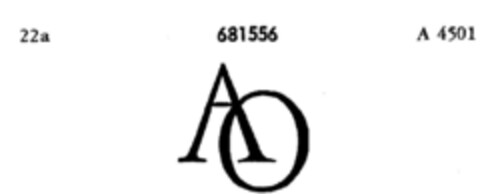AO Logo (DPMA, 20.09.1954)