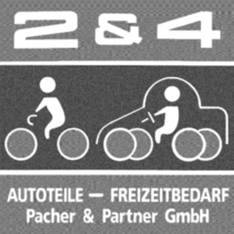 2 & 4 AUTOTELE-FREIZEITBEDARF Pacher & Partner GmbH Logo (DPMA, 08.11.1991)