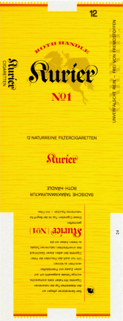 Kurier No.1 Logo (DPMA, 15.02.1966)