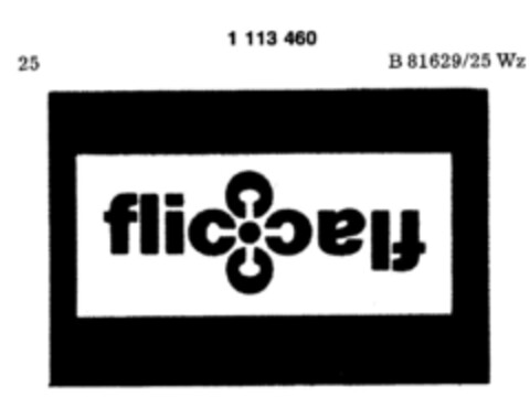 flic flac Logo (DPMA, 21.04.1987)