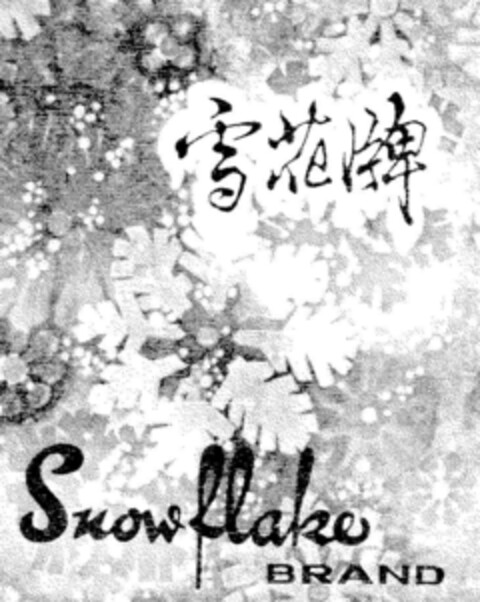 Snowflake BRAND Logo (DPMA, 17.09.1986)