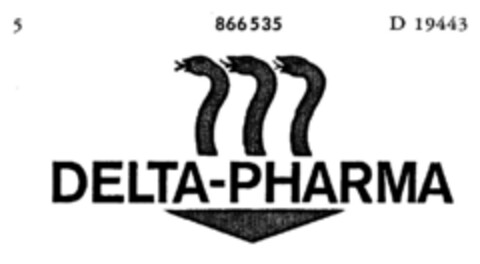 DELTA-PHARMA Logo (DPMA, 28.02.1966)