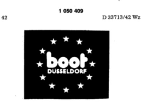 boot DÜSSELDORF Logo (DPMA, 02.04.1979)