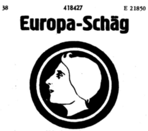 Europa-Schäg Logo (DPMA, 08.03.1930)