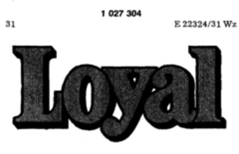 Loyal Logo (DPMA, 30.06.1981)