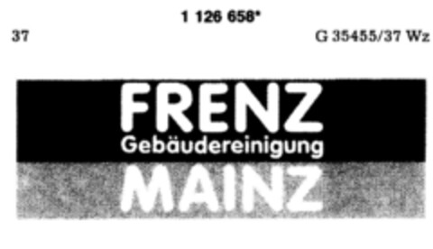 FRENZ Gebäudereinigung Mainz Logo (DPMA, 04/16/1988)