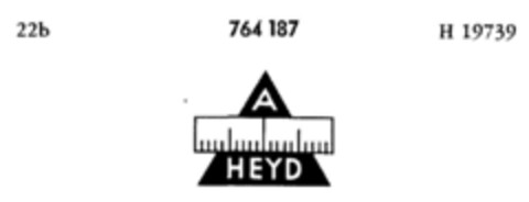 A HEYD Logo (DPMA, 26.05.1961)