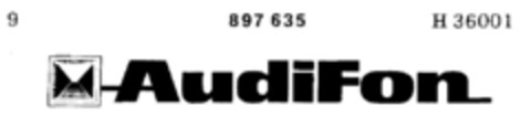 AudiFon Logo (DPMA, 17.09.1971)