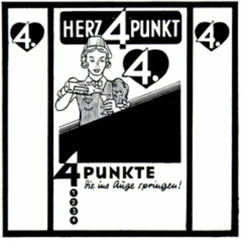 HERZ 4 PUNKT Logo (DPMA, 10/10/1940)