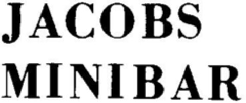 JACOBS MINIBAR Logo (DPMA, 23.10.1974)